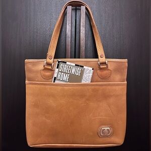 Perfect Little  Vintage Leather Tote